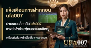 แจ้งฝากถอน ufa007